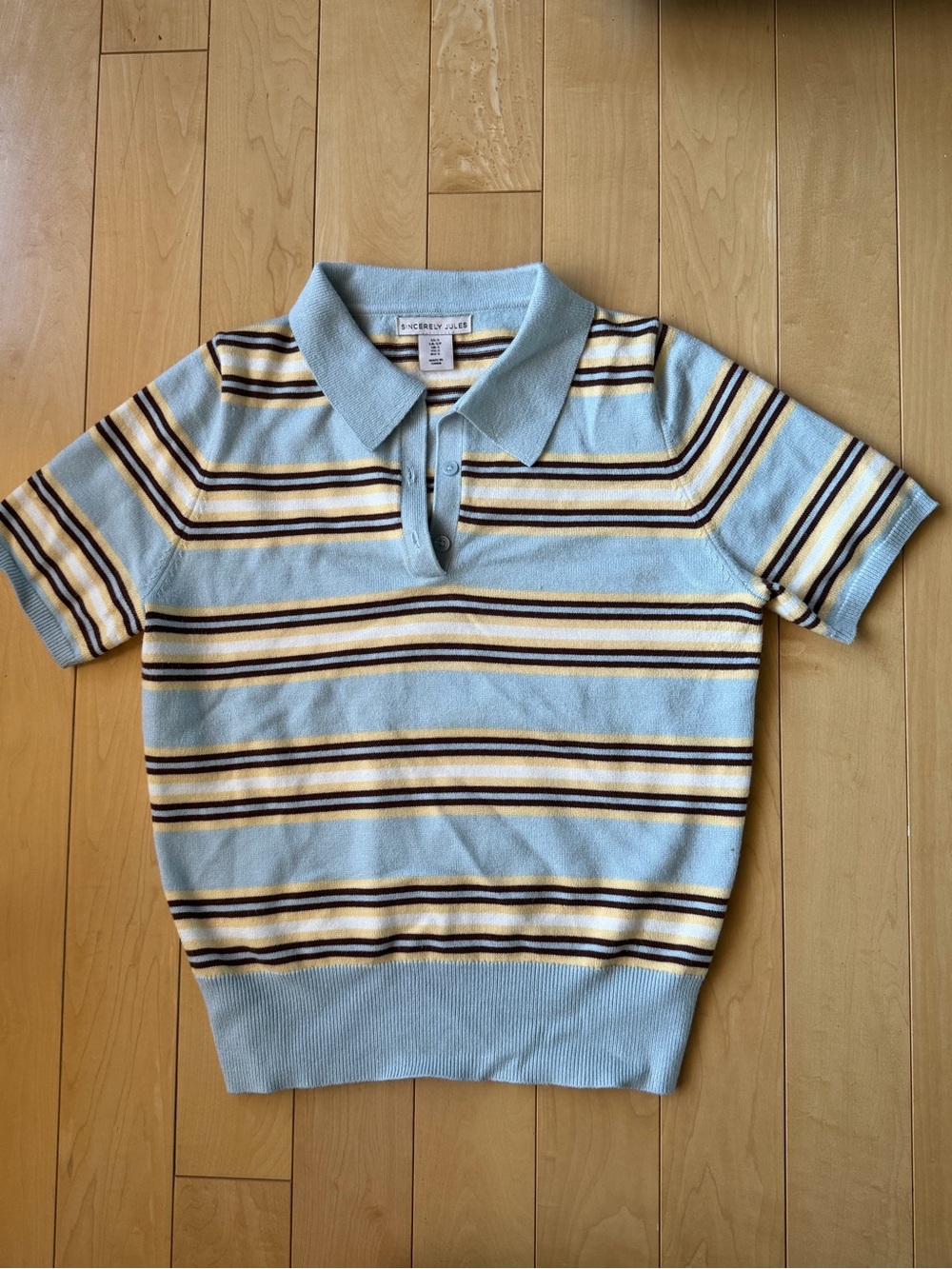 Sincerely Jules sweater polo. Size small. Reformation Campbell.